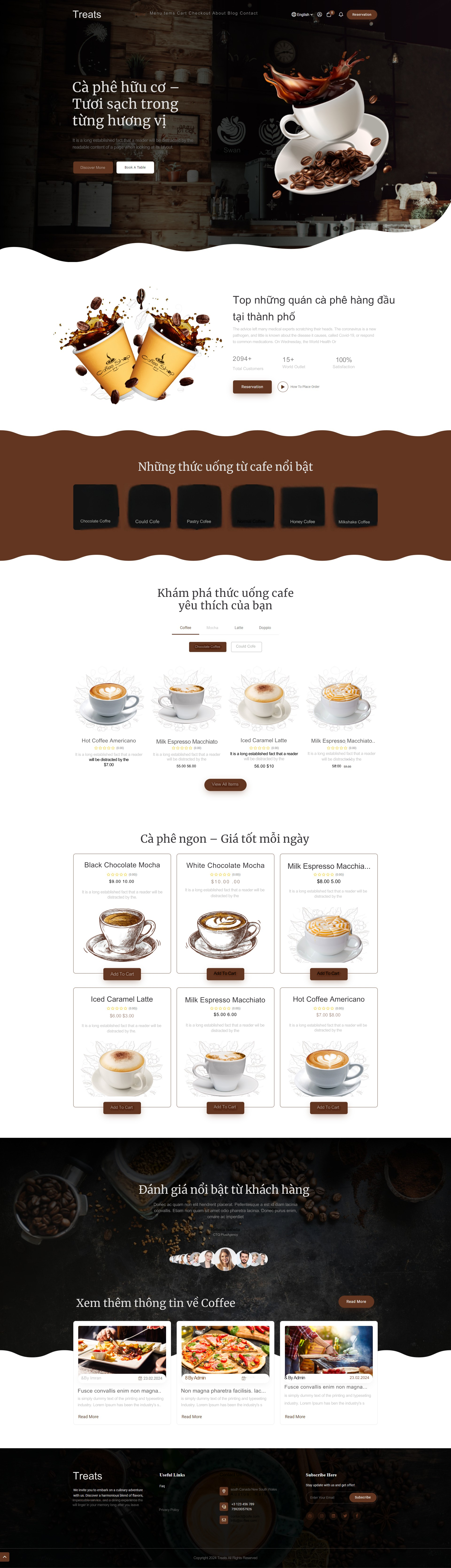 Không Gian Cafe Rang Xay
