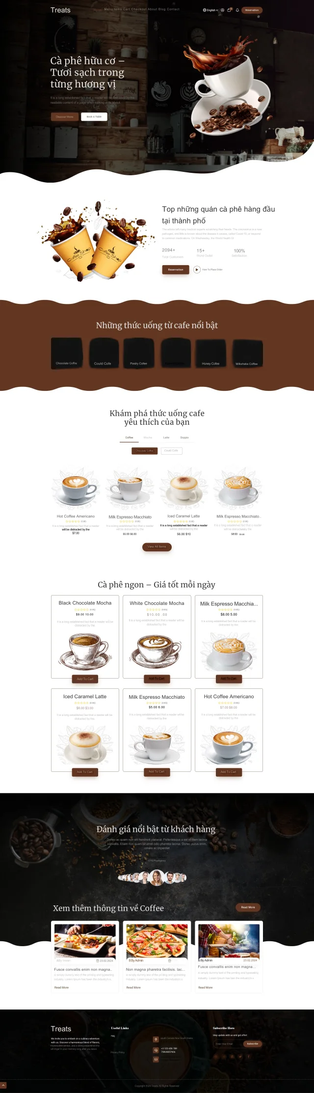 Không Gian Cafe Rang Xay
