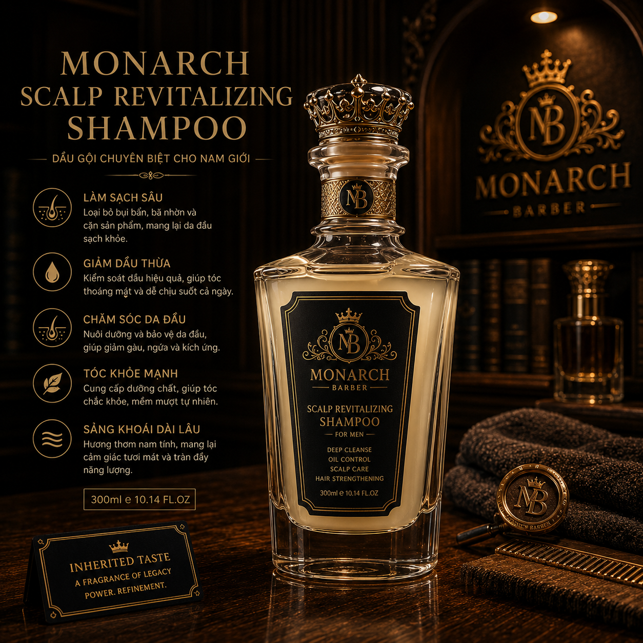 MONARCH SCALP REVITALIZING SHAMPOO - 300ml