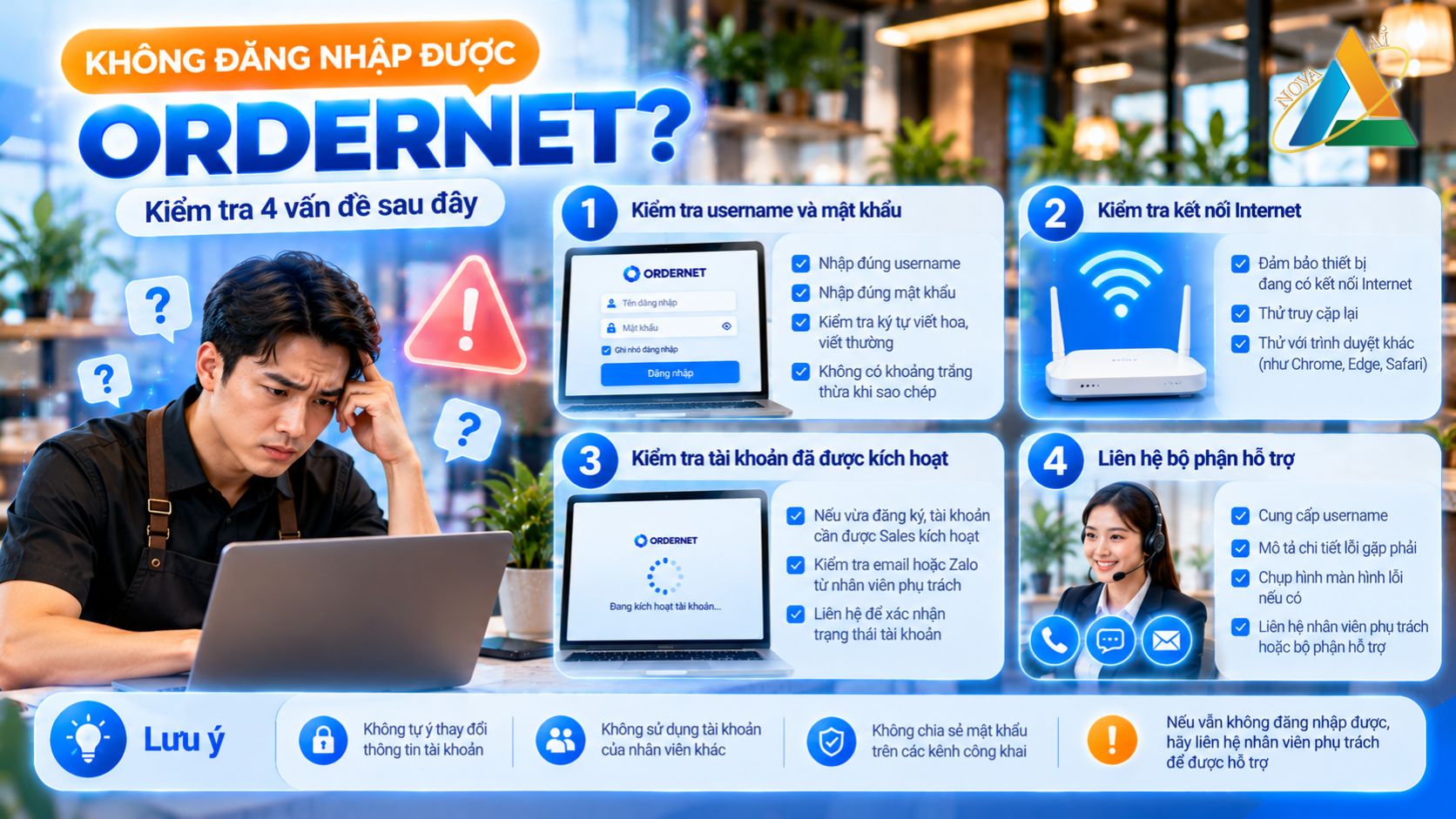 Khắc phục lỗi không đăng nhập được hệ thống bán hàng