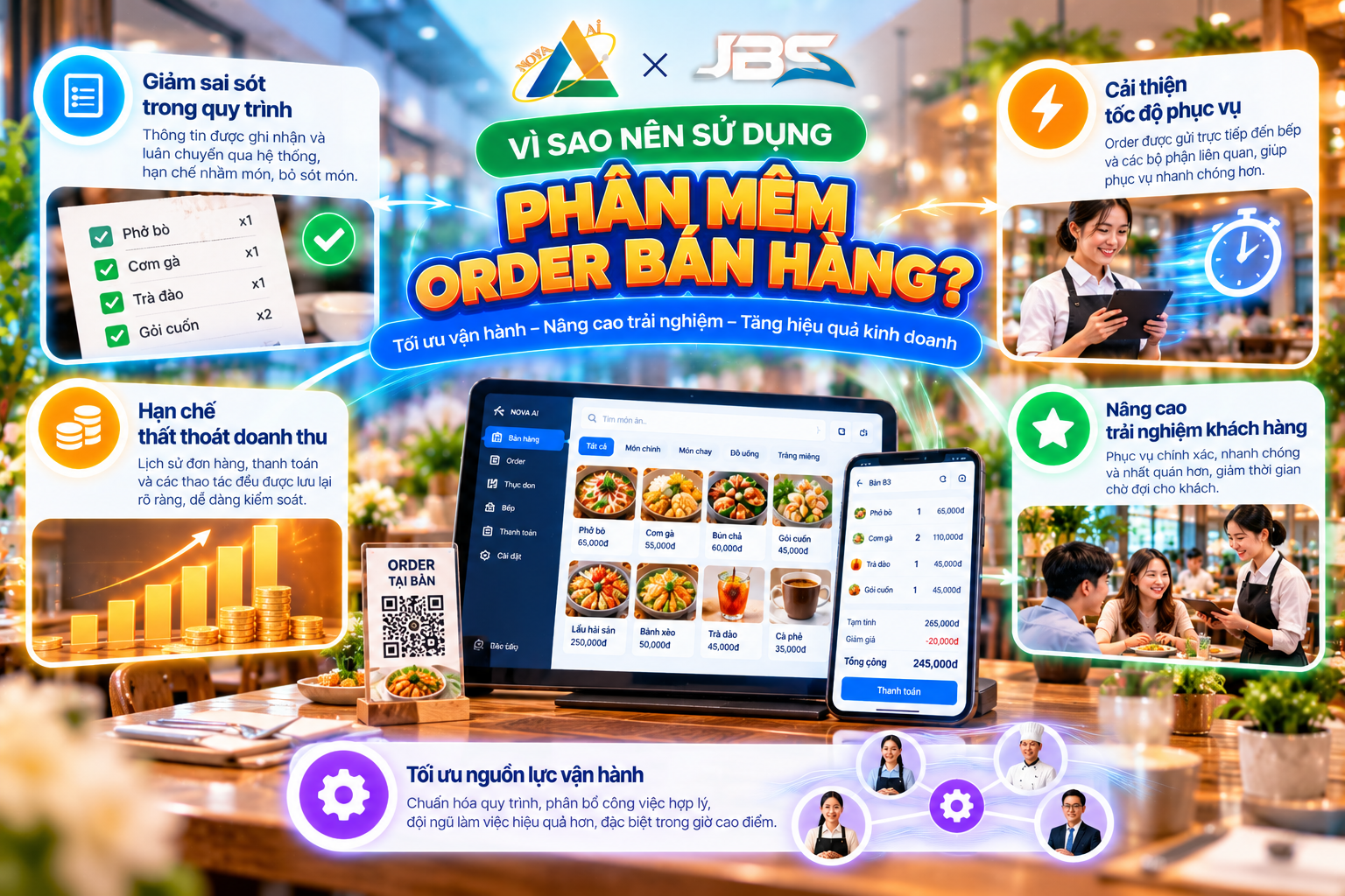 Vì sao nên sử dụng phần mềm order bán hàng?